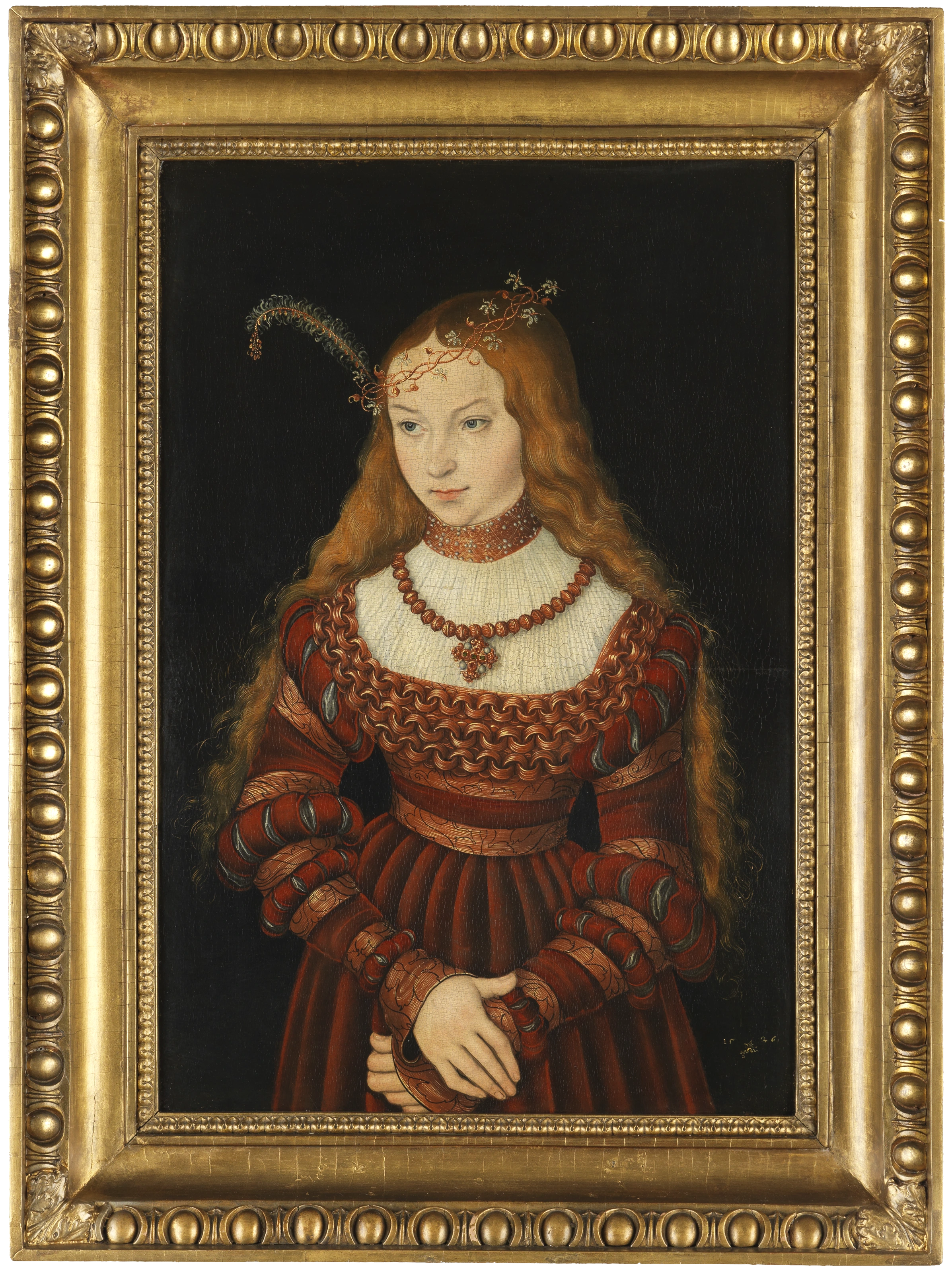 Lucas Cranach d. Ä.: Porträt Herzogin Sibylle von Sachsen, 1526