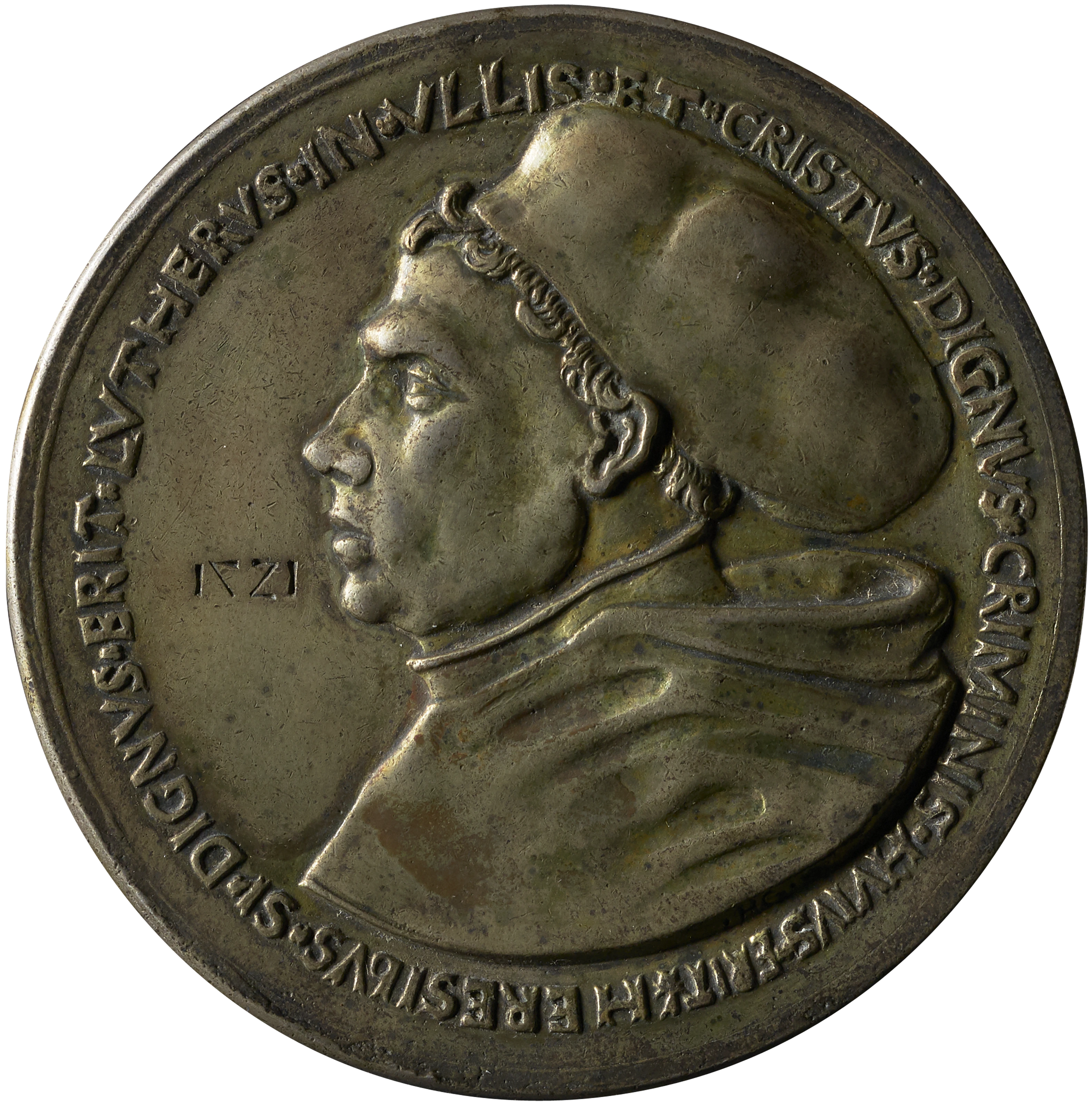 Monogrammist H G: Medaille auf Martin Luther, 1521