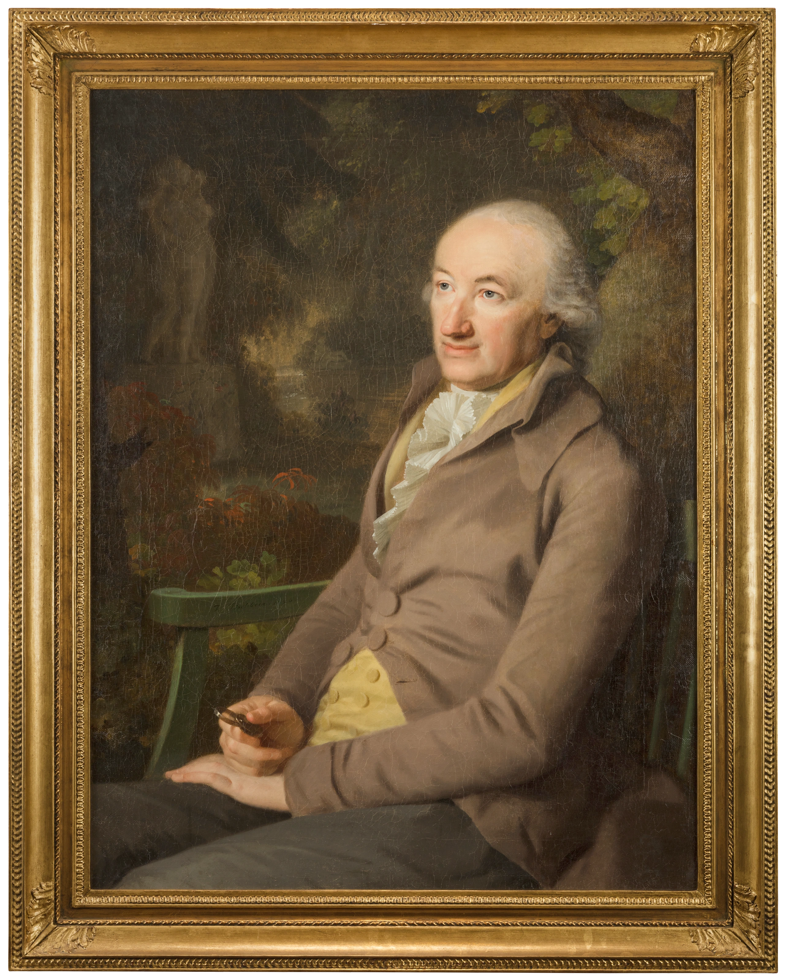 Johann Friedrich August Tischbein: Porträt Christoph Martin Wieland, 1796