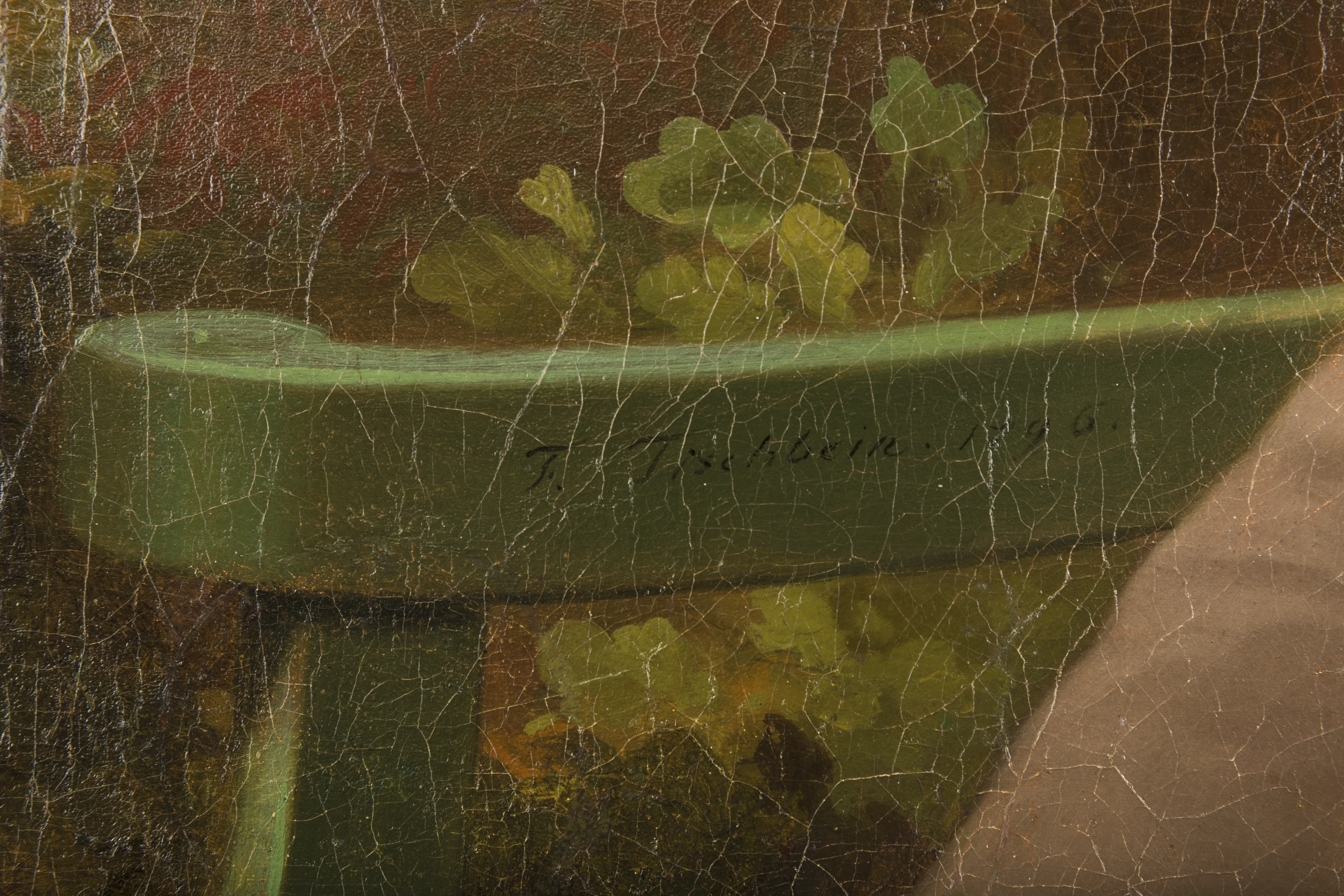 Detail: Signatur „F. Tischbein. 1796.“