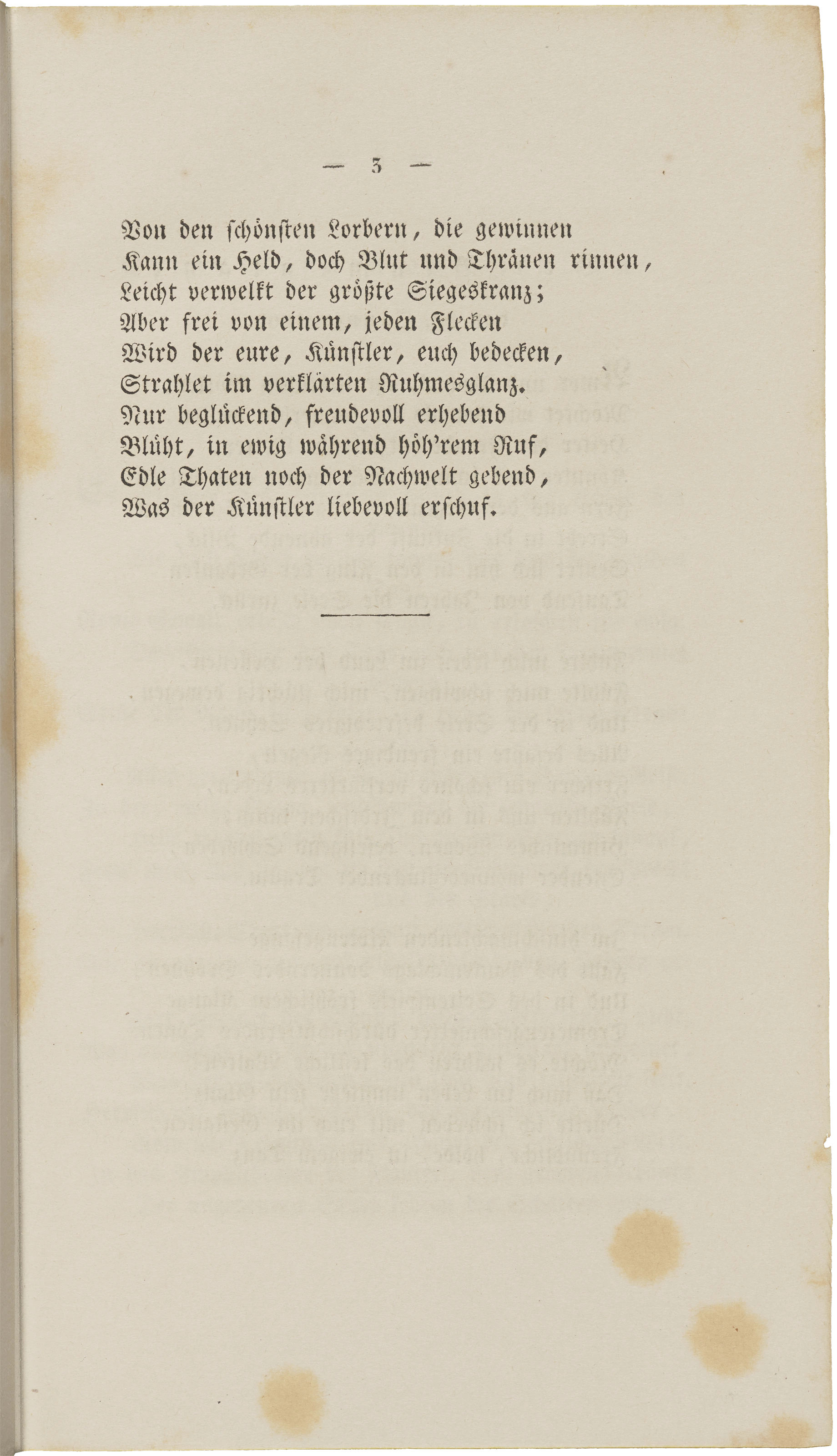Ludwig I. von Bayern: An die Künstler, 1828
