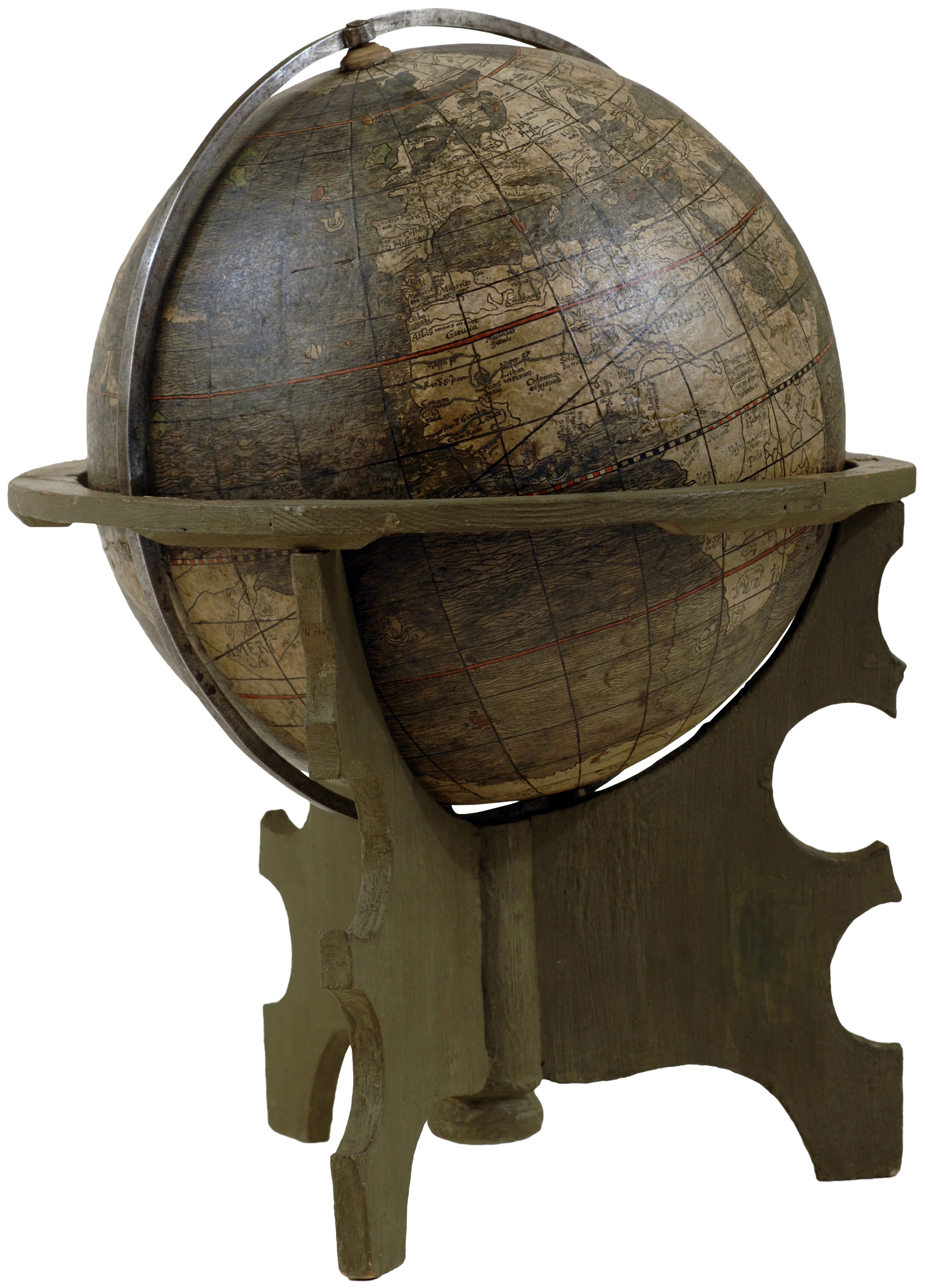 Ansicht mit Europa und Afrika