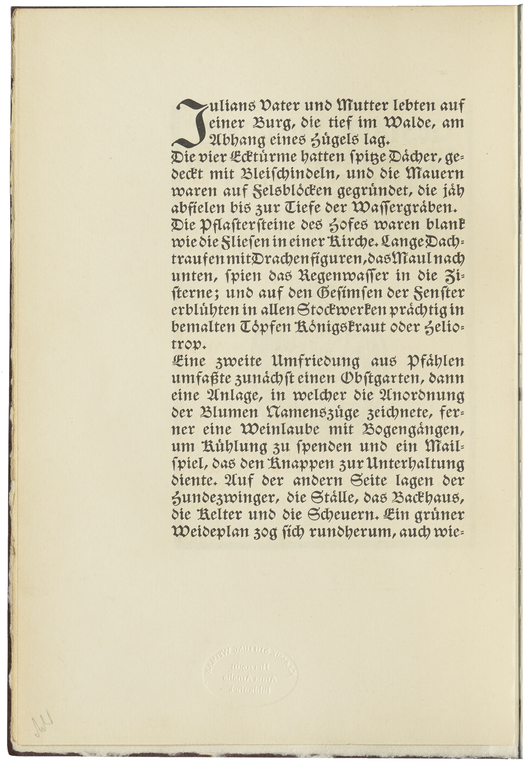 Blatt 1v: Textanfang