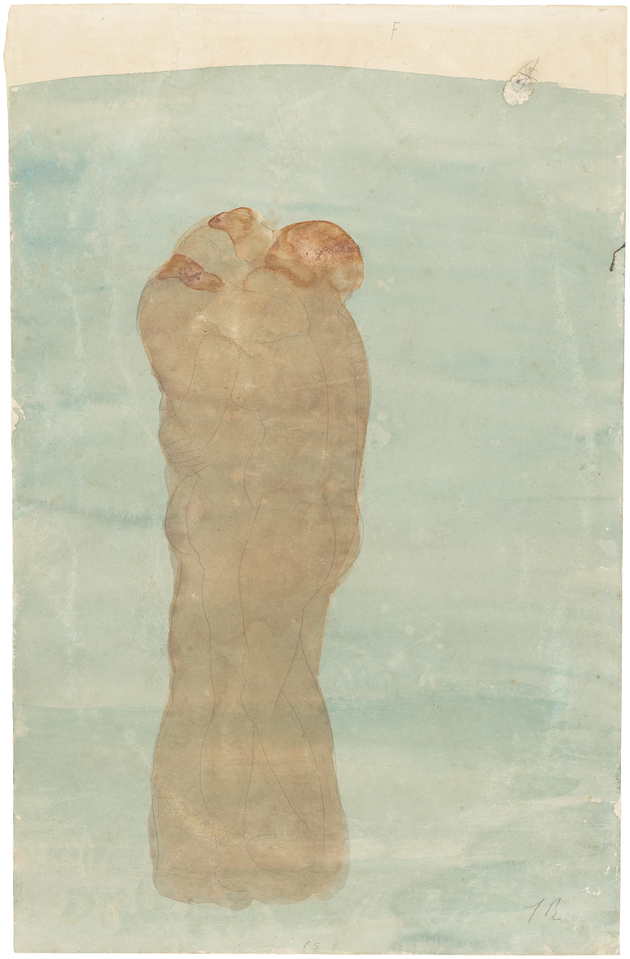 Auguste Rodin: Sich umarmendes Paar am Meer, vor 1905