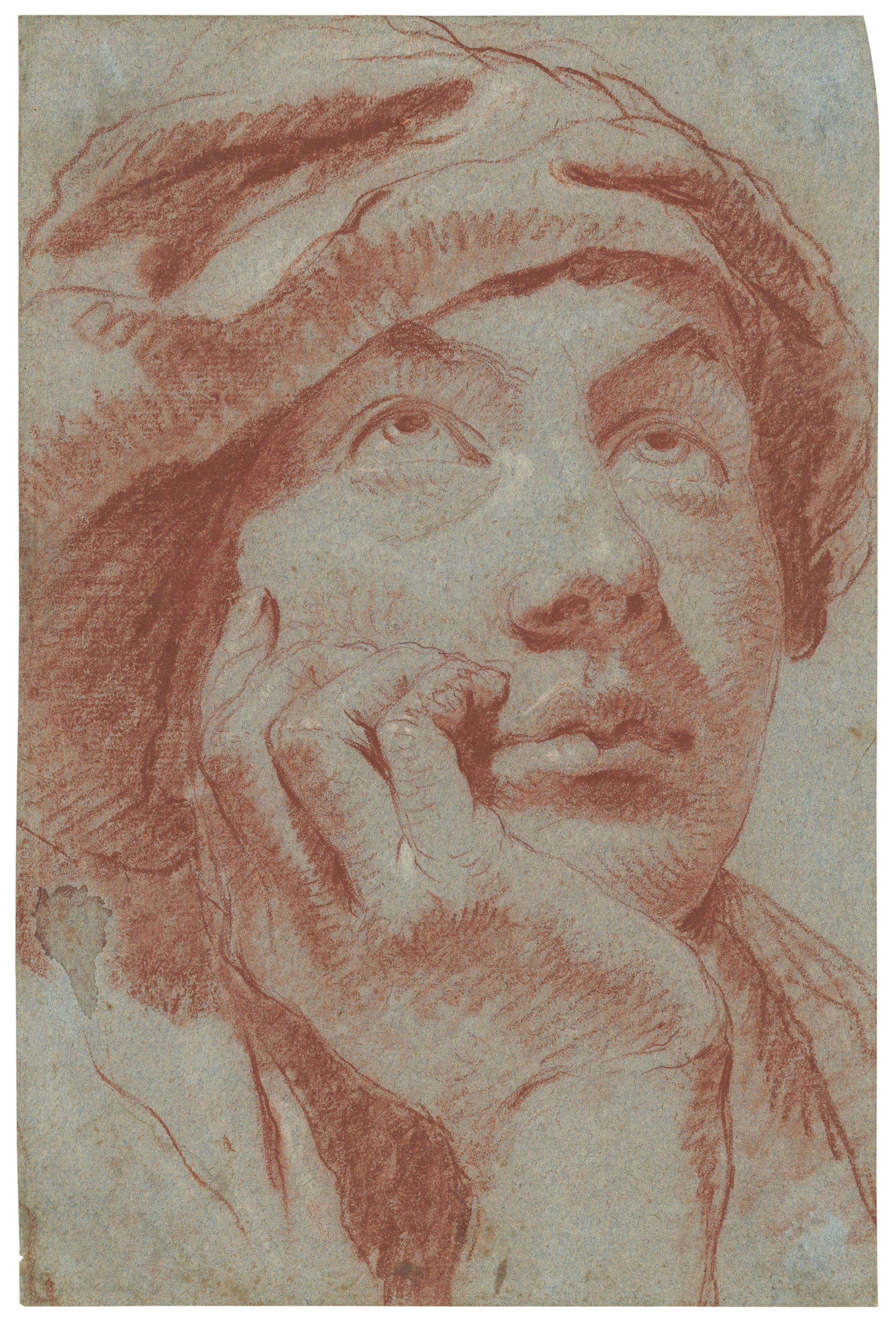 Giovanni Battista Tiepolo: Portrait eines jungen Mannes mit Barett, um 1750