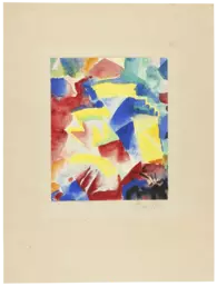Johannes Itten: Abstrakte Komposition, um 1917
