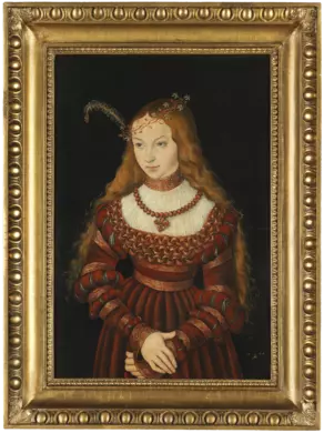 Lucas Cranach d. Ä.: Porträt Herzogin Sibylle von Sachsen, 1526
