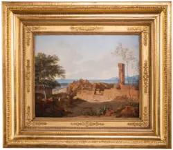 Leo von Klenze: Ruinen des Zeustempels zu Agrigent, 1828