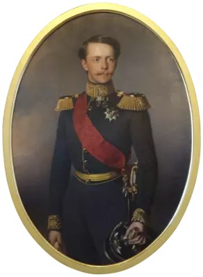 Richard Lauchert: Porträt Erbgroßherzog Carl Alexander von Sachsen-Weimar-Eisenach, um 1854
