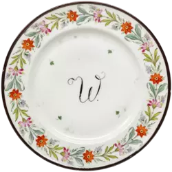 Porzellanmanufaktur Wallendorf: Kaffeeservice für Christoph Martin Wielands Kinder, um 1800