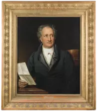 Friedrich Dürck nach Joseph Karl Stieler: Porträt Johann Wolfgang von Goethe, 1829
