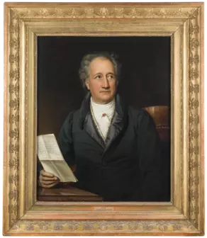 Friedrich Dürck nach Joseph Karl Stieler: Porträt Johann Wolfgang von Goethe, 1829