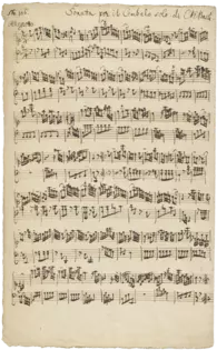 Carl Philipp Emanuel Bach: Cembalosonate a-Moll, 1759 (1. Satz: Allegretto)