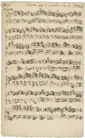 Carl Philipp Emanuel Bach: Cembalosonate a-Moll, 1759 (1. Satz: Allegretto)