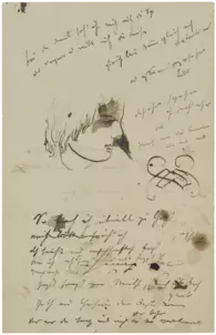 Gisela Grimm: Entwurf für „Das Licht. Festspiel zum Geburtstag des Weisen“, 1869 (Seite 12)