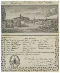 Karl Friedrich Gottlieb Eck: Gesellenwanderbuch, 1839–1842