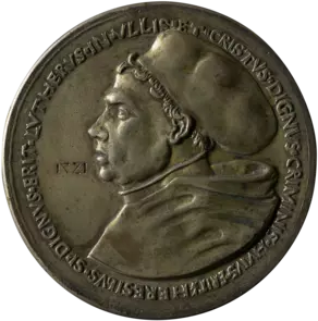Monogrammist H G: Medaille auf Martin Luther, 1521
