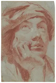Giovanni Battista Tiepolo: Portrait eines jungen Mannes mit Barett, um 1750